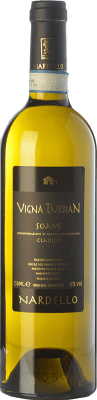 12,95 € Spedizione Gratuita | Vino bianco Nardello Vigna Turbian D.O.C.G. Soave Classico Veneto Italia Garganega, Trebbiano di Soave Bottiglia 75 cl