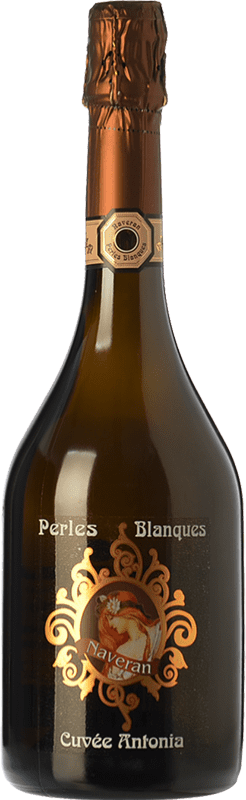 15,95 € Free Shipping | White Sparkling Wine Naveran Perles Blanques Reserve — Aged D.O. Cava Catalonia Spain Pinot Noir, Chardonnay Bottle 75 cl