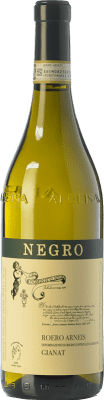 27,95 € Envio grátis | Vinho branco Negro Angelo Gianat D.O.C.G. Roero Piemonte Itália Arneis Garrafa 75 cl
