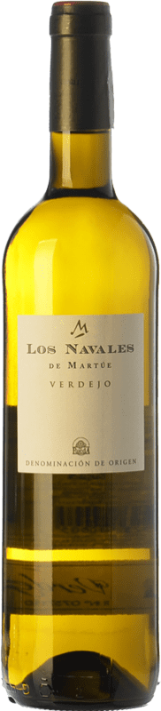 5,95 € 免费送货 | 白酒 Nieva Los Navales D.O. Rueda 卡斯蒂利亚莱昂 西班牙 Verdejo 瓶子 75 cl