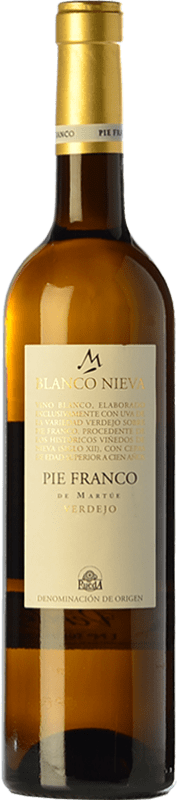 16,95 € Бесплатная доставка | Белое вино Nieva Pie Franco D.O. Rueda Кастилия-Леон Испания Verdejo бутылка 75 cl