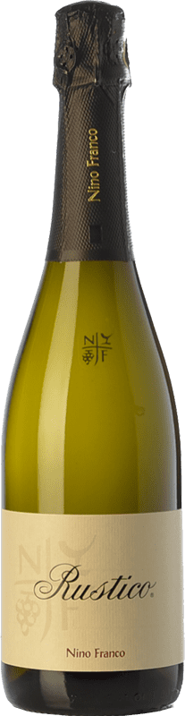 12,95 € Envio grátis | Espumante Branco Nino Franco Rustico D.O.C. Prosecco Treviso Itália Glera Garrafa 75 cl