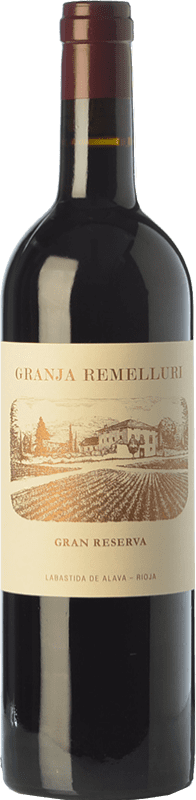 59,95 € Free Shipping | Red wine Ntra. Sra. de Remelluri Granja Gran Reserva 2009 D.O.Ca. Rioja The Rioja Spain Tempranillo, Grenache, Graciano Bottle 75 cl
