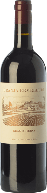 79,95 € Бесплатная доставка | Красное вино Ntra. Sra. de Remelluri Granja Гран Резерва D.O.Ca. Rioja Ла-Риоха Испания Tempranillo — Темпранильо, Garnacha — Гренаш, Graciano — Грасиано 75 cl