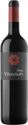 12,95 € Envio grátis | Vinho tinto Finca Viladellops D.O. Penedès Catalunha Espanha Grenache Tintorera Biológico Garrafa 75 cl