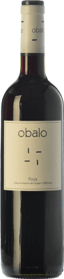 8,95 € Envío gratis | Vino tinto Obalo Joven D.O.Ca. Rioja La Rioja España Tempranillo Botella 75 cl