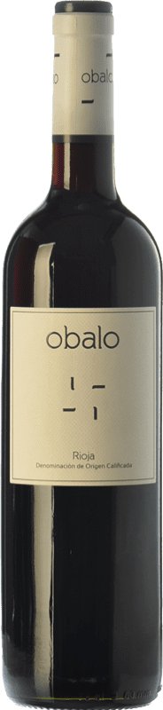 8,95 € Бесплатная доставка | Красное вино Obalo Молодой D.O.Ca. Rioja Ла-Риоха Испания Tempranillo бутылка 75 cl