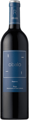 29,95 € 免费送货 | 红酒 Obalo 预订 D.O.Ca. Rioja 拉里奥哈 西班牙 Tempranillo 瓶子 75 cl