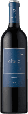 10,95 € Spedizione Gratuita | Vino Rosso Obalo Riserva D.O.Ca. Rioja La Rioja Spagna Tempranillo 75 cl