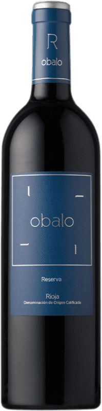 27,95 € 免费送货 | 红酒 Obalo 预订 D.O.Ca. Rioja 拉里奥哈 西班牙 Tempranillo 瓶子 75 cl
