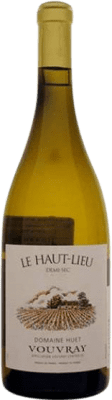 46,95 € Envío gratis | Vino blanco Huet Le Haut-Lieu Demi-Sec A.O.C. Vouvray Loire Francia Chenin Blanco Botella 75 cl