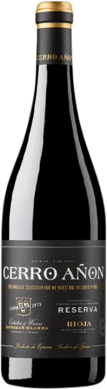 18,95 € Envoi gratuit | Vin rouge Olarra Cerro Añón Réserve D.O.Ca. Rioja La Rioja Espagne Tempranillo, Grenache, Mazuelo Bouteille 75 cl