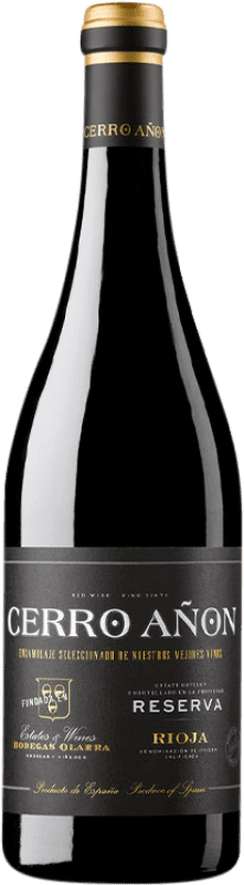 14,95 € Envío gratis | Vino tinto Olarra Cerro Añón Reserva D.O.Ca. Rioja La Rioja España Tempranillo, Garnacha, Mazuelo Botella 75 cl