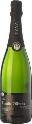 9,95 € Envio grátis | Espumante Branco Oliveda Família Brut Nature — Bruto Natural Reserva D.O. Cava Catalunha Espanha Macabeo, Xarel·lo 75 cl