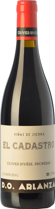 39,95 € Free Shipping | Red wine Olivier Rivière El Cadastro Crianza D.O. Arlanza Castilla y León Spain Tempranillo, Grenache Bottle 75 cl
