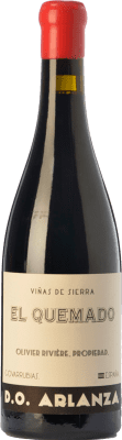 87,95 € Free Shipping | Red wine Olivier Rivière El Quemado Aged D.O. Arlanza Castilla y León Spain Tempranillo, Grenache Bottle 75 cl