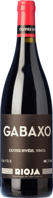 22,95 € Бесплатная доставка | Красное вино Olivier Rivière Gabaxo Молодой D.O.Ca. Rioja Ла-Риоха Испания Tempranillo, Grenache бутылка 75 cl