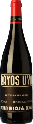 17,95 € 免费送货 | 红酒 Olivier Rivière Rayos Uva 年轻的 D.O.Ca. Rioja 拉里奥哈 西班牙 Tempranillo, Grenache, Graciano 瓶子 75 cl