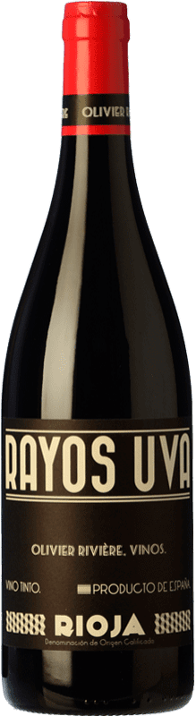 16,95 € Free Shipping | Red wine Olivier Rivière Rayos Uva Young D.O.Ca. Rioja The Rioja Spain Tempranillo, Grenache, Graciano Bottle 75 cl