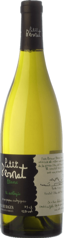 9,95 € Envío gratis | Vino blanco Oller del Mas Petit Bernat Blanc D.O. Pla de Bages Cataluña España Macabeo, Picapoll Botella 75 cl