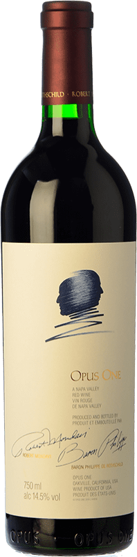529,95 € Free Shipping | Red wine Opus One Aged I.G. Napa Valley Napa Valley United States Merlot, Cabernet Sauvignon, Cabernet Franc, Malbec, Petit Verdot Bottle 75 cl