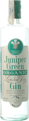 25,95 € Kostenloser Versand | Gin Organic Gin Juniper Green Großbritannien Flasche 70 cl