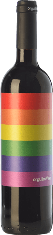 6,95 € Free Shipping | Red wine Orgullo Wine Aged I.G.P. Vino de la Tierra de Castilla Castilla la Mancha Spain Tempranillo, Cabernet Sauvignon, Petit Verdot Bottle 75 cl