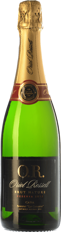 14,95 € Kostenloser Versand | Weißer Sekt Oriol Rossell Brut Nature Reserve — Gereift D.O. Cava Katalonien Spanien Macabeo, Xarel·lo, Parellada Flasche 75 cl