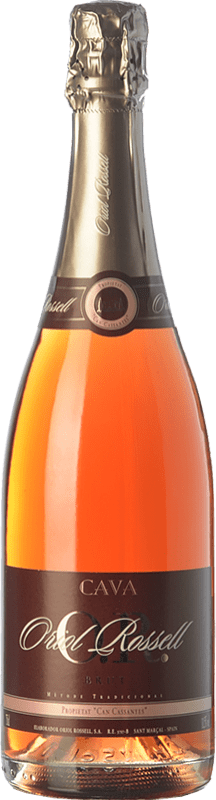 15,95 € Free Shipping | Rosé sparkling Oriol Rossell Rosat Brut Reserva D.O. Cava Catalonia Spain Trepat Bottle 75 cl