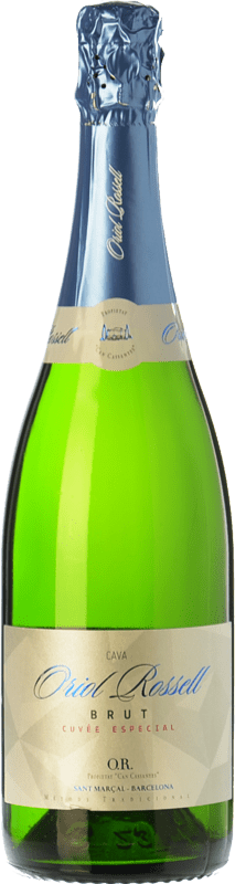 10,95 € 送料無料 | 白スパークリングワイン Oriol Rossell Cuvée Especial Brut D.O. Cava カタロニア スペイン Macabeo, Xarel·lo, Parellada ボトル 75 cl