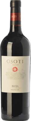 13,95 € Spedizione Gratuita | Vino Rosso Osoti Crianza — Invecchiato in Botte D.O.Ca. Rioja La Rioja Spagna Tempranillo, Graciano Eco — Biologico 75 cl