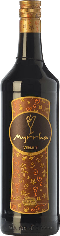 13,95 € Envío gratis | Vermut Padró Myrrha Rojo Reserva Cataluña España Botella 1 L