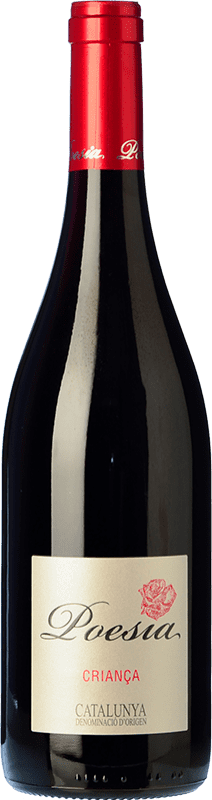 5,95 € Free Shipping | Red wine Padró Poesía Crianza D.O. Catalunya Catalonia Spain Tempranillo, Merlot Bottle 75 cl