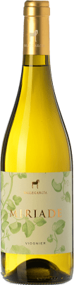 16,95 € Free Shipping | White wine Pago de Vallegarcía Miriade sobre Lías I.G.P. Vino de la Tierra de Castilla Castilla la Mancha Spain Viognier Bottle 75 cl