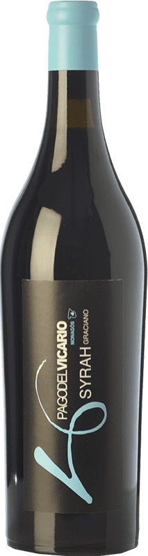 15,95 € 免费送货 | 红酒 Pago del Vicario Monagós 岁 I.G.P. Vino de la Tierra de Castilla 卡斯蒂利亚 - 拉曼恰 西班牙 Syrah, Grenache 瓶子 75 cl