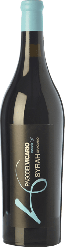 15,95 € Free Shipping | Red Wine Pago del Vicario Monagós Crianza — Aged I.G.P. Vino de la Tierra de Castilla Castilla la Mancha Spain Syrah — Shiraz, Garnacha — Grenache 75 cl