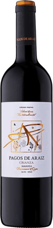 7,95 € Envoi gratuit | Vin Rouge Pagos de Aráiz Crianza D.O. Navarra Navarre Espagne Tempranillo, Merlot, Syrah, Cabernet Sauvignon Bouteille 75 cl