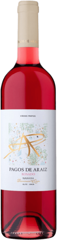 7,95 € Free Shipping | Rosé Wine Pagos de Aráiz Young D.O. Navarra Navarre Spain Garnacha — Grenache 75 cl