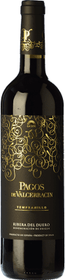 6,95 € Envio grátis | Vinho Tinto Pagos de Valcerracín Jovem D.O. Ribera del Duero Castela e Leão Espanha Tempranillo 75 cl