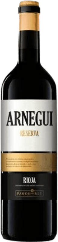 11,95 € Envio grátis | Vinho tinto Pagos del Rey Arnegui Reserva D.O.Ca. Rioja La Rioja Espanha Tempranillo Garrafa 75 cl