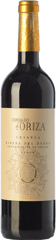 16,95 € Spedizione Gratuita | Vino Rosso Pagos del Rey Condado de Oriza Crianza — Invecchiato in Botte D.O. Ribera del Duero Castilla y León Spagna Tempranillo 75 cl