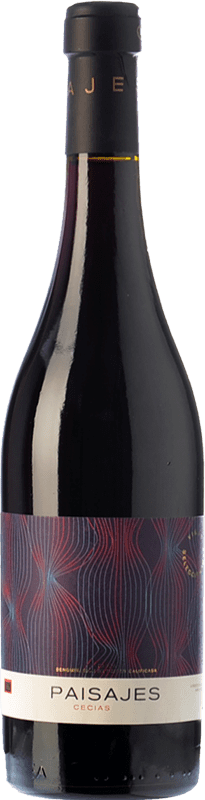 34,95 € Envío gratis | Vino tinto Paisajes Cecias Crianza D.O.Ca. Rioja La Rioja España Garnacha Botella 75 cl