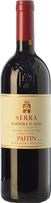 14,95 € Kostenloser Versand | Rotwein Paitin Serra D.O.C. Barbera d'Alba Piemont Italien Barbera Flasche 75 cl