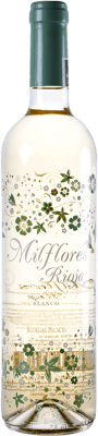 7,95 € Envío gratis | Vino blanco Palacio Milflores D.O.Ca. Rioja La Rioja España Viura Botella 75 cl