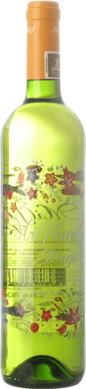 7,95 € Бесплатная доставка | Белое вино Palacio Milflores D.O.Ca. Rioja Ла-Риоха Испания Viura бутылка 75 cl