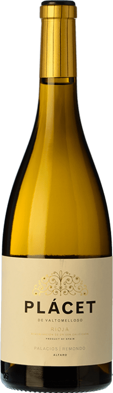 31,95 € Free Shipping | White wine Palacios Remondo Plácet Valtomelloso Aged D.O.Ca. Rioja The Rioja Spain Viura Bottle 75 cl