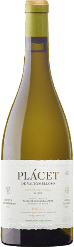 33,95 € Spedizione Gratuita | Vino Bianco Palacios Remondo Plácet Valtomelloso Crianza — Invecchiato in Botte D.O.Ca. Rioja La Rioja Spagna Viura Bottiglia 75 cl