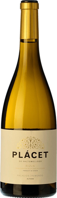 33,95 € Free Shipping | White Wine Palacios Remondo Plácet Valtomelloso Crianza — Aged D.O.Ca. Rioja The Rioja Spain Viura Bottle 75 cl