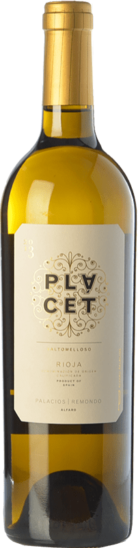 22,95 € Бесплатная доставка | Белое вино Palacios Remondo Plácet Valtomelloso Crianza — Крианса D.O.Ca. Rioja Ла-Риоха Испания Viura — Виура Бутылка Магнум 1,5 L