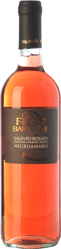 6,95 € 免费送货 | 玫瑰酒 Palamà Fregi Barocchi Rosato I.G.T. Salento 坎帕尼亚 意大利 Negroamaro 瓶子 75 cl